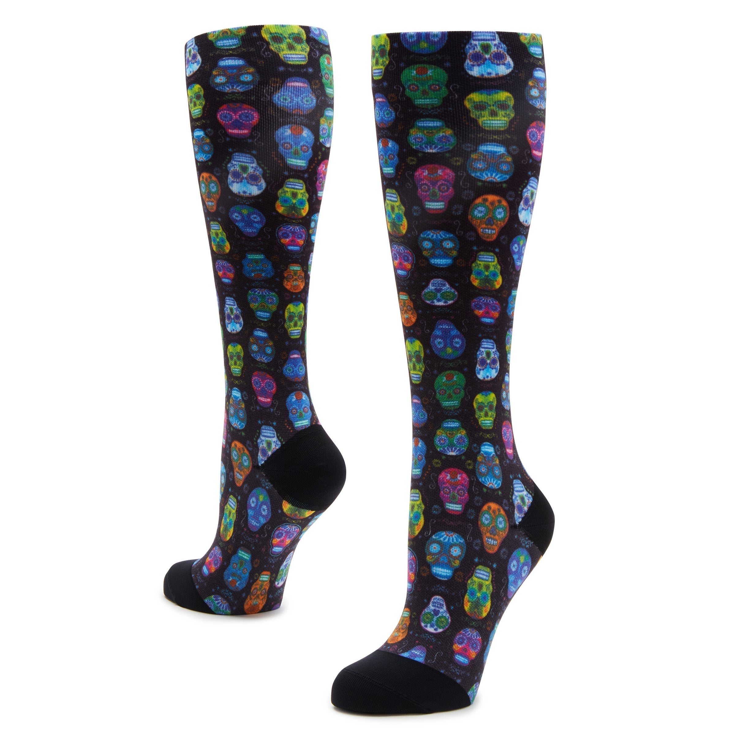 Compression Sugar Skulls Socks - Image 3