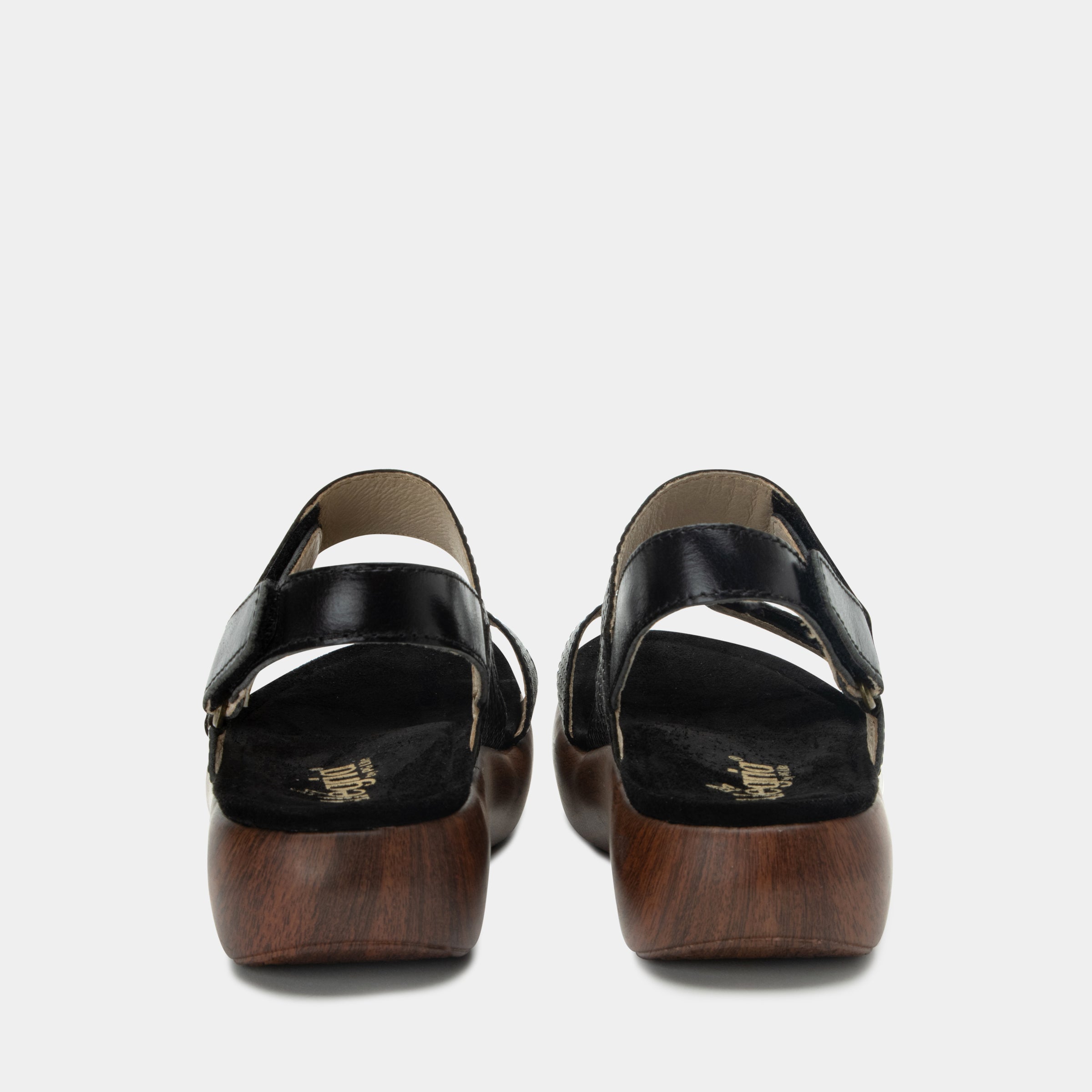 Bailee Woven Noir Sandal - Image 4