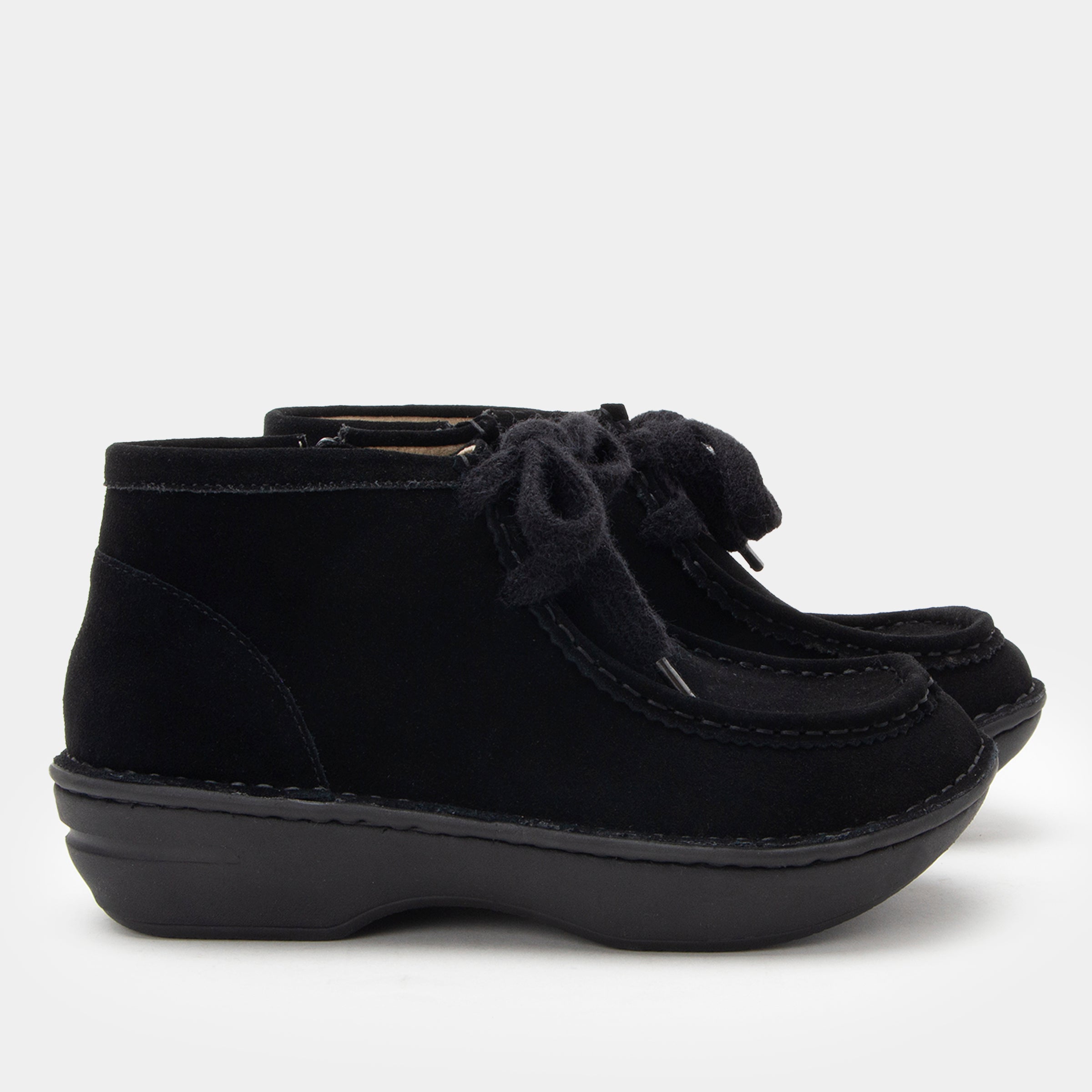 Fae Black Suede Boot - Image 3