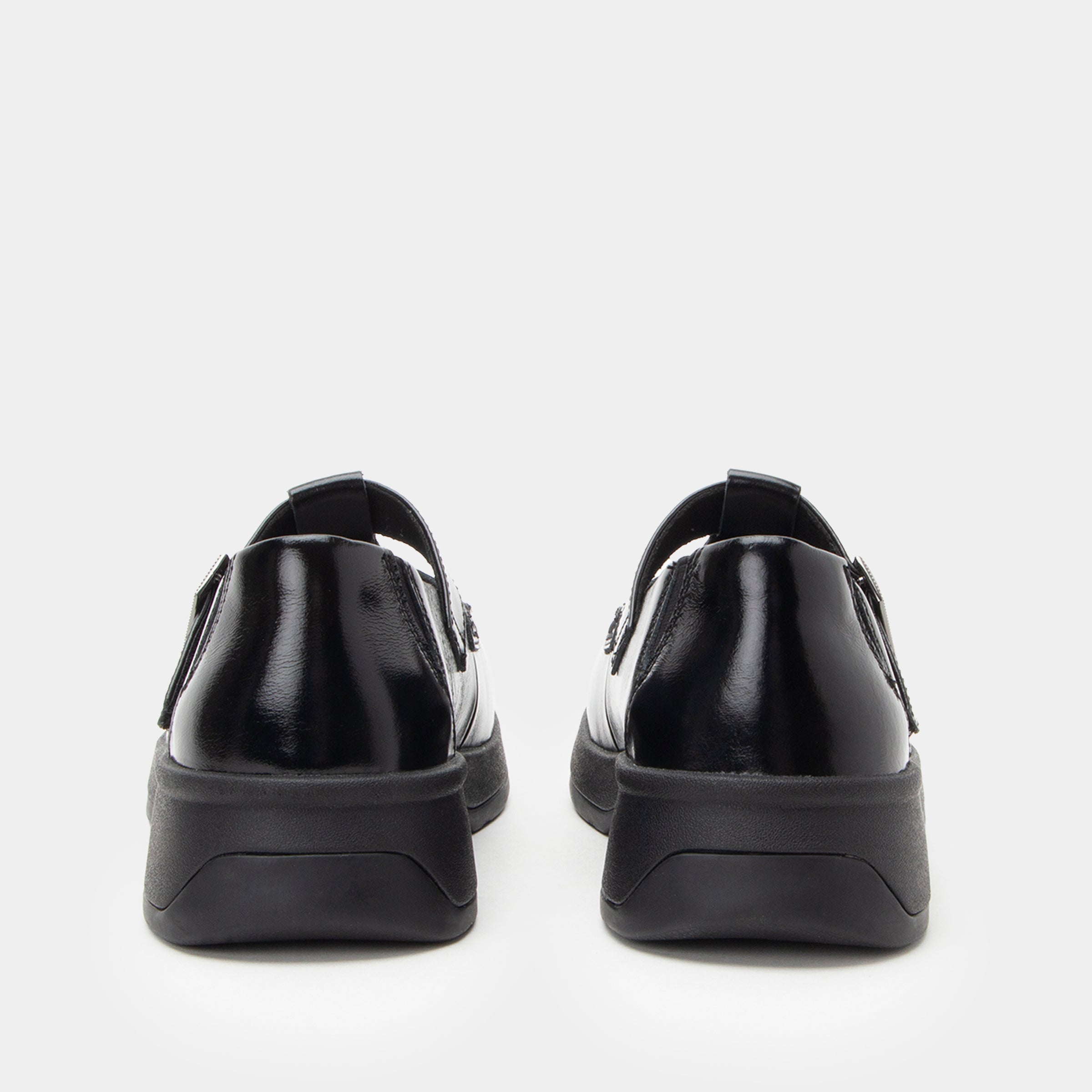 Jensie Glazed Black Shoe - Image 4