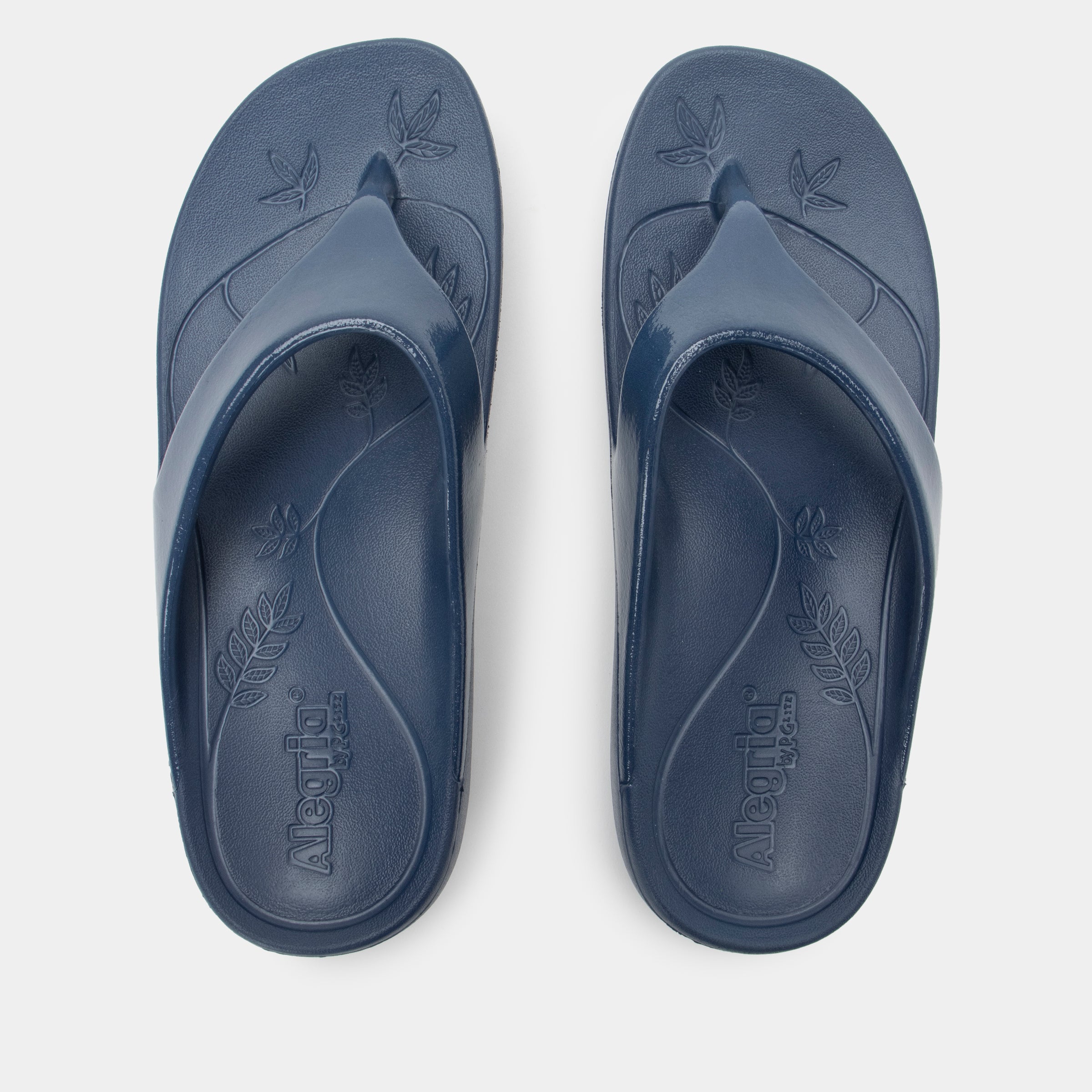 Ode Navy Gloss Sandal - Image 5