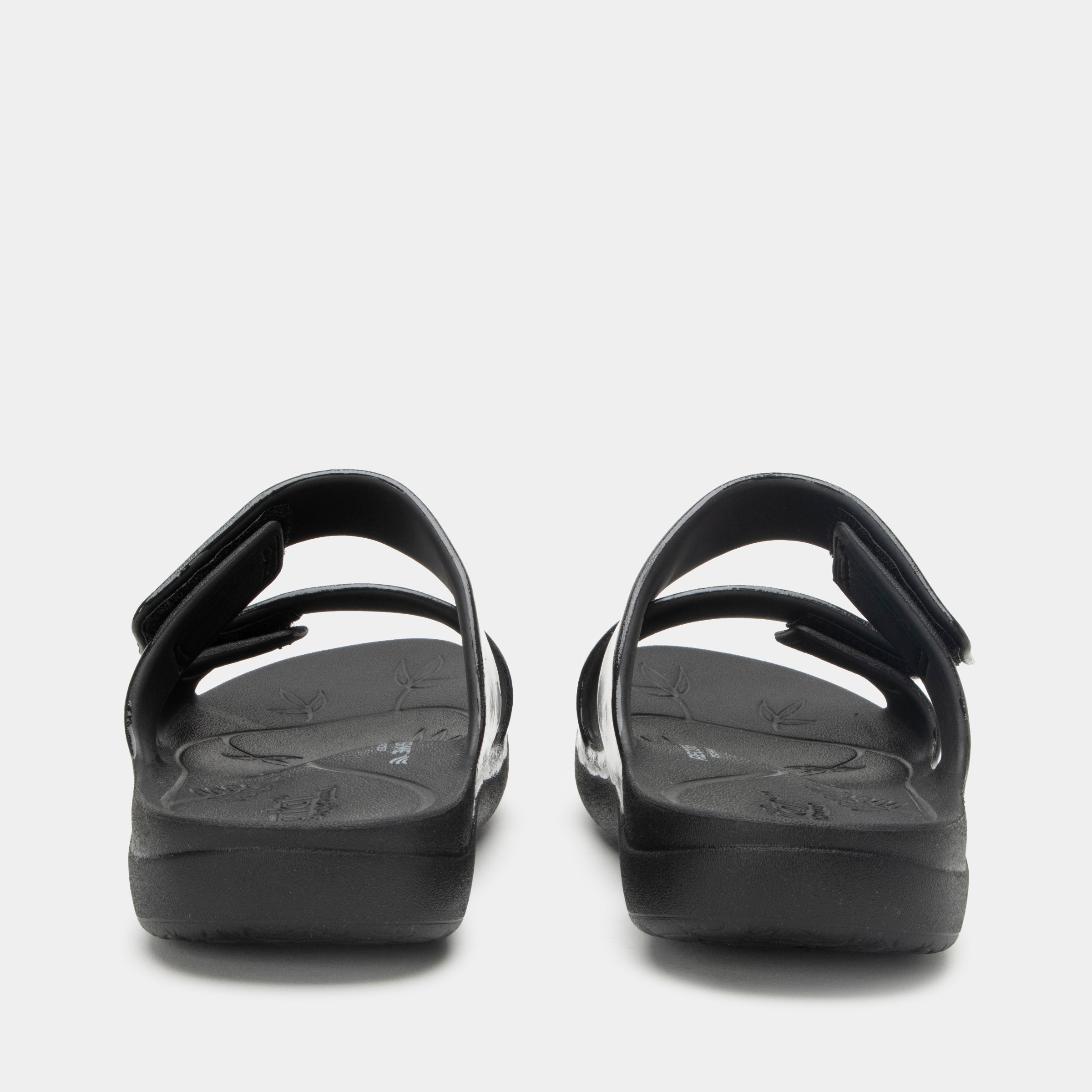 Orbyt Black Gloss Sandal - Image 4