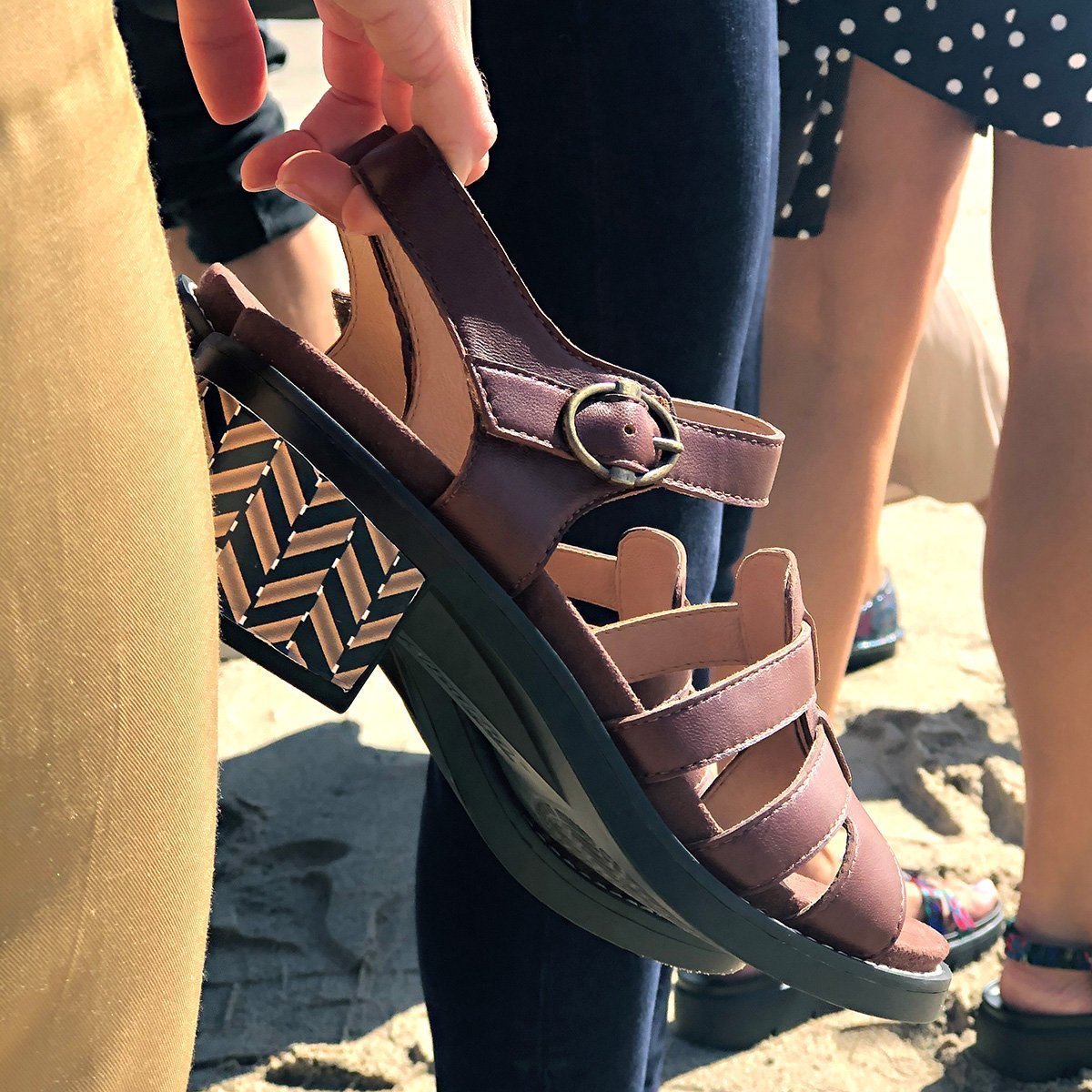 Tasia Mocha Sandal - Image 2