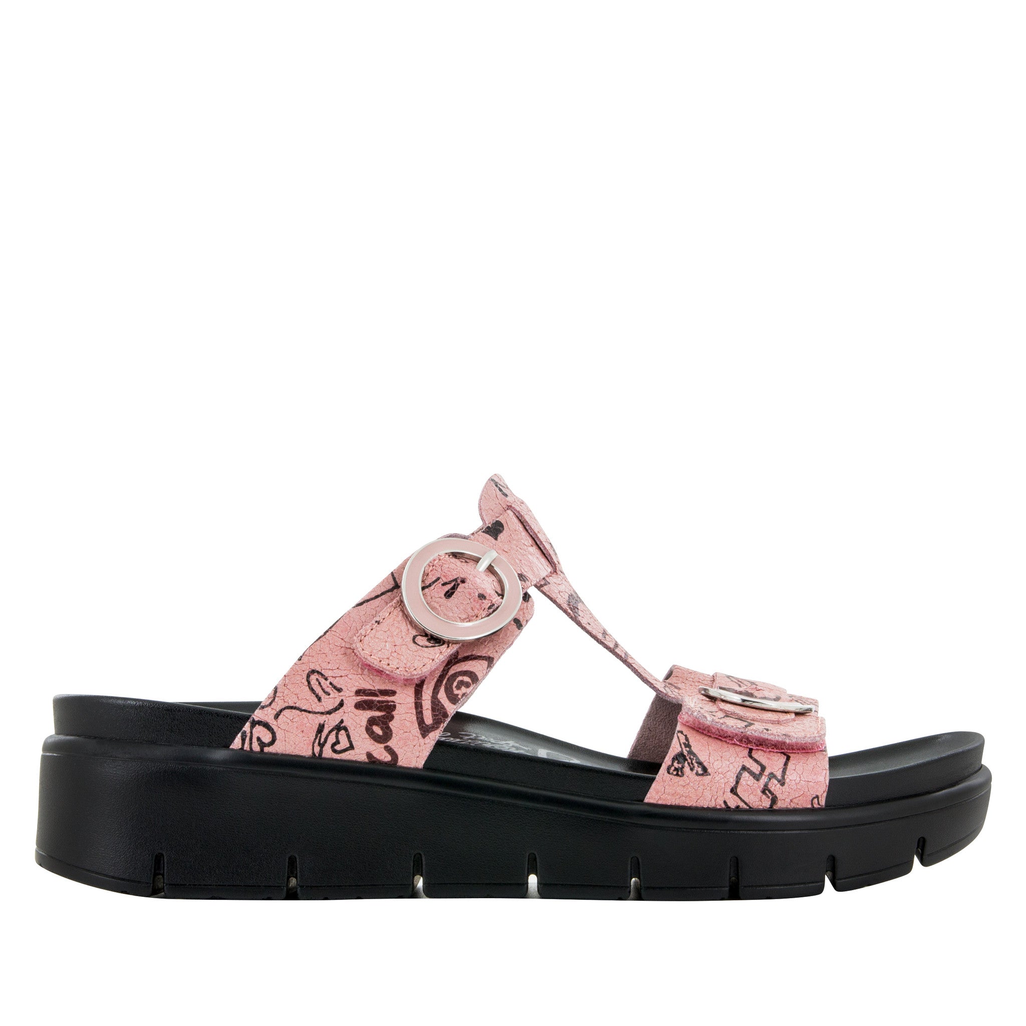 Vita Red Scribble Sandal - Image 3